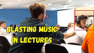 BLASTING EMBARRASSING SONGS IN LECTURES [upl. by Sibie]