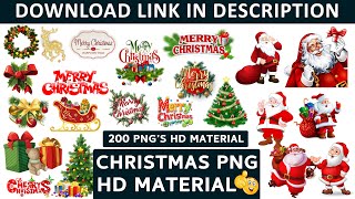 merry christmas png  merry christmas png download  christmas png  Merry Christmas Banner Design [upl. by Lezirg]