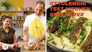 The Flakiest Salmon with Tahini Sauce  Food52  Ottolenghi Test Kitchen Shelf Love [upl. by Trebuh]