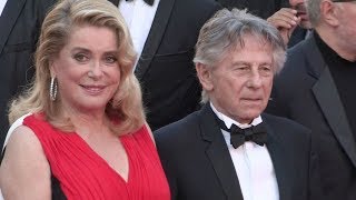 Catherine Deneuve Roman Polanski and more on the red carpet for the 70th Anniversary of the Cannes [upl. by Ahserkal]