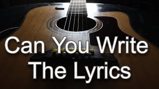 Songwriters Backing Track Acoustic Guitar Song 80 [upl. by Amak]