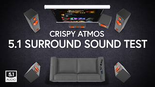 Crispy 51 Atmos Surround Sound Audio Test DD [upl. by Acinad]