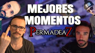 MEJORES MOMENTOS PERMADEAZ Project Zomboid [upl. by Anayhd]