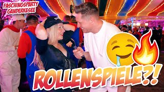 ROLLENSPIELE 🤤🔥 Straßenumfrage Faschingsparty Ganderkesee [upl. by Orofselet57]