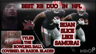 Bijan Robinson and Tyler Allgeier Best RB Duo in NFL [upl. by Fidole]