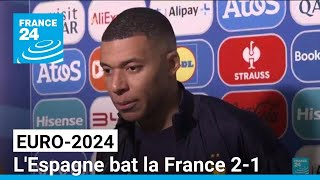 Euro2024  lEspagne bat la France 21 et se qualifie pour la finale • FRANCE 24 [upl. by Ela]