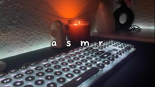 10 minutes of cozy gentle keyboard typing  membrane typewriter keyboard asmr no talking [upl. by Avevoneg900]