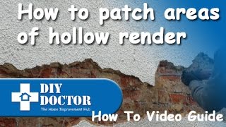 Repairing and patching rendered walls [upl. by Otha]