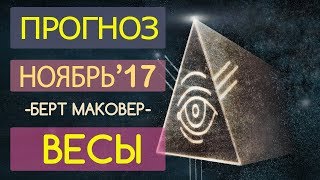 Гороскоп ВЕСЫ Ноябрь 2017 год  Ведическая Астрология [upl. by Galatia]