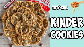 Kinder Chocolate Cookies Recipe tutorial Shorts [upl. by Gall867]