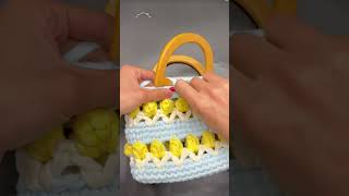 Crochet Bag Tutorial 크로 셰 뜨개질 가방 튜토리얼 Tığ İşi Çanta Eğitimi かぎ針編みバッグのチュートリアル crochet 뜨개질 shorts [upl. by Hedy]