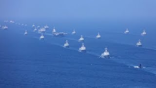 CHINA GIGANTIC NAVAL PARADE 2018 [upl. by Aita]