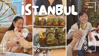 İSTANBUL VLOG  Bol Yemeli Bir Gün Pera Palas Karaköy Bebekli Bir Gün [upl. by Natfa]