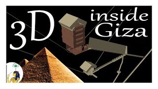 Giza Complex dimensions Great Pyramid measurements Secrets of the Egyptian Pyramids 3D tour [upl. by Idok]