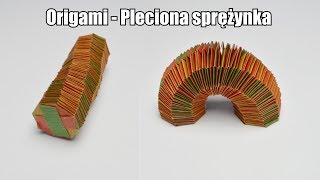 Origami  Pleciona sprężynka [upl. by Larkin]