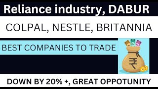 Opportunity in These Great Stocks To Buy  RELIANCE  DABUR  COLPAL  NESTLE  BRITANNIA [upl. by Blair]