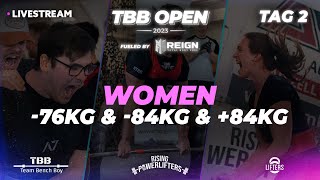 TBB OPEN 2023  Women 76kg amp 84kg amp 84kg [upl. by Bijan]