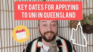 2023 Key dates for applying to Queensland universities via QTAC to start in 2024 [upl. by Fontes]