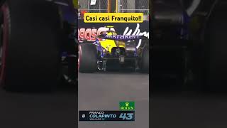 Franco Colapinto casi besa el muro en el GP de Las Vegas f1 f1shorts [upl. by Cornew]