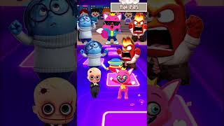 Pink Fong Exe VS Inside Out 2VS Coffin Dance Tiles Hop viral song trending shorts [upl. by Eislel]