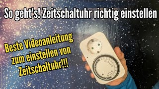 So stellt ihr eine Zeitschaltuhr richtig ein [upl. by Odlanyer508]