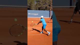 How to improve your backhands depth and power 🎾🔥 tennis backhand tennistips [upl. by O'Carroll]