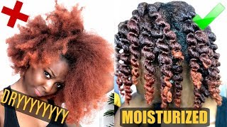 Keeping my hair MOISTURIZED LCO Method  Low Porosity TYPE 4 Hair [upl. by Leval]