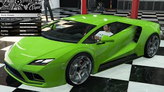 GTA 5  Past DLC Vehicle Customization  Pegassi Tempesta Lamborghini HuracanLotus Esprit Concept [upl. by Annad]