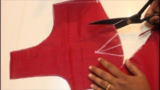 Lining Blouse Cutting amp Stitching in TamilDIY [upl. by Ahtebat137]