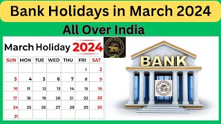 Bank Holidays in March 2024 bankholidayinmar2024 2024bankholidays advayainfo [upl. by Jess]