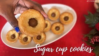 Sugar Cup Cookies  Sugar cookies in a cup Sugar cookies with kissesBetty Crocker [upl. by Staley]