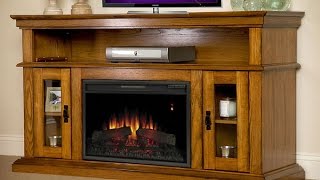 Electric Fireplace Entertainment Center [upl. by Arekat]