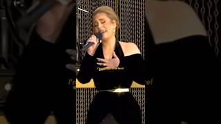 Emotional Hello at Las Vegas WEEKEND 40 adele weekendswithadele concert highlights shorts fyp [upl. by Otiv]