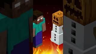 HEROBRINE VS ALL DANGER ⚡ MOB minecraft warden herobrine ytshorts [upl. by Llenrod]