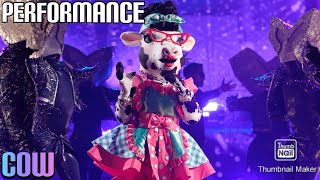 Cow Performs quotRhythm Nationquot By Janet Jackson  Masked Singer  S10 Finale [upl. by Larentia151]