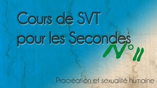 Cours SVT Secondes n°2 Procréation et sexualité humaine [upl. by Massab357]