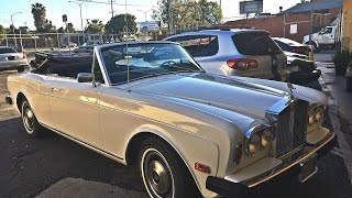 Rolls Royce Corniche 1980 restoration interior [upl. by Allecnirp]