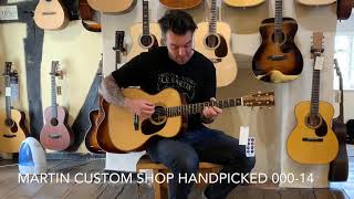 Martin Custom Shop Handpicked 00014 Adirondack Spruce VTS  Madagascar Rosewood [upl. by Norahc343]