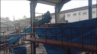 Crushed bone degreasing plant collagen ediblegelatine screwconveyor buffalo machine trending [upl. by Aniale]