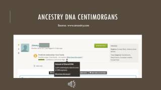 Centimorgans and Ancestry DNA [upl. by Ulises]