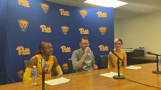 Pitt Volleyball Press Conference Following Win Over Notre Dame [upl. by Htor]