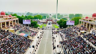 Wagah Border Amritsar  Beating Retreat Ceremony 2024 [upl. by Pierrepont]