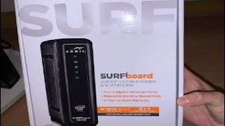 ARRIS SURFboard SBG10 DOCSIS 3 0 16 x 4 Gigabit Cable Modem amp AC1600 Wi Fi Router Review [upl. by Odnuges]