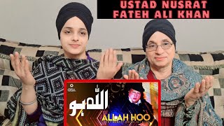 INDIAN reaction on Allah Hoo  Ustad Nusrat Fateh Ali Khan  official version  OSA Islamic [upl. by Dnalyaw]