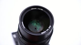 7artisans 25mm F095 Great Build Poor Optics [upl. by Crispin79]