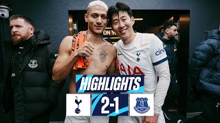 TOTTENHAM HOTSPUR 21 EVERTON  PREMIER LEAGUE HIGHLIGHTS  RICHARLISON amp SON SECURE CHRISTMAS WIN [upl. by Amadus]