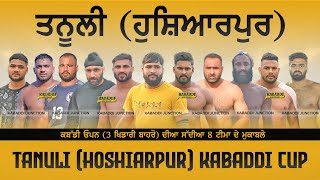 🔴 Live Tanuli Hoshiarpur Kabaddi Cup  24 Jan 2024  Kabaddi Junction  Live Kabaddi [upl. by Cammy]