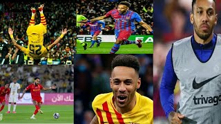 Aubameyang Heartfelt tribute to Barcelona Days [upl. by Ynffit]