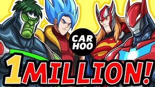 CARHOO 1 Million Subs Giveaway Contest [upl. by Darnoc]