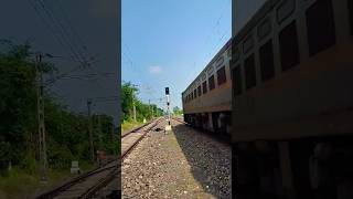 automatic signal green theke red hoa 🙏😳train indianrailways short shorts viral railway video [upl. by Mit]